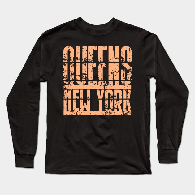 Queens Long Sleeve T-Shirt by colorsplash